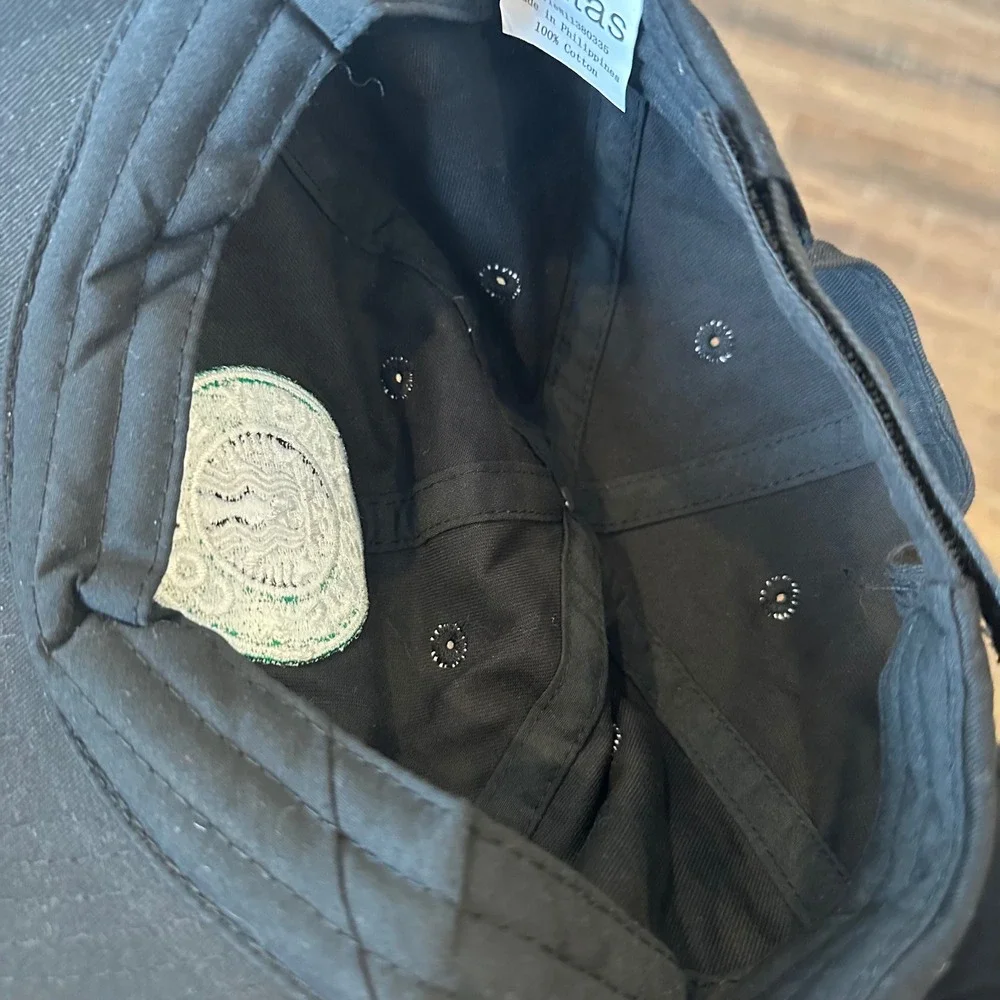 Starbucks Coffee Barista Uniform Hat Black Cotton Adjustable Cap Cintas 11380335 - Picture 4 of 5